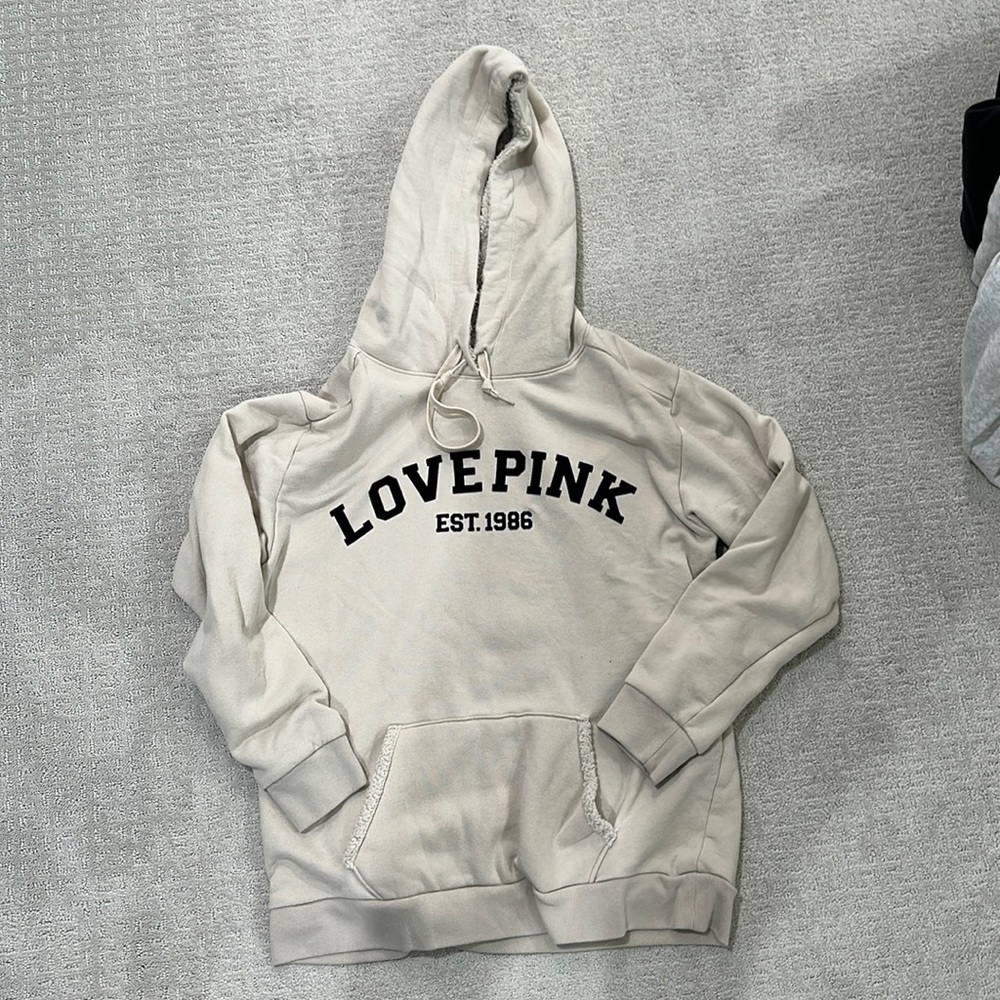 Cream VS PINK  hoodie